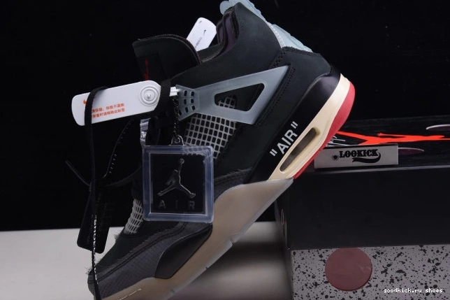 Rep x Off White Bred CV9388-001 4 Retro Air Jordan 0810